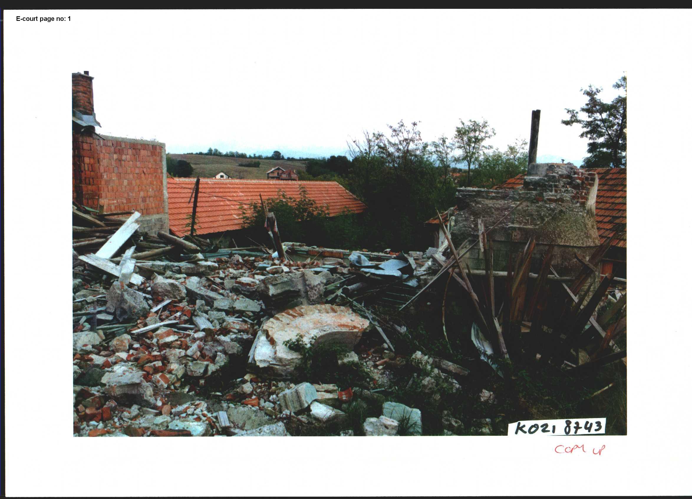 Fotografija ruševine u Celini, P1800 Šainović